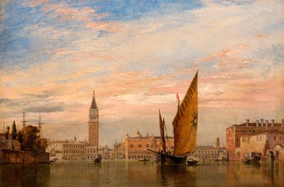 Am Canal Grande in Venedig, 1851 von Edward William Cooke